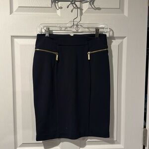 NWOT Navy Michael Kors Skirt